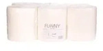 Papierhandtuch-Rolle, 2-lagig, hochwei&szlig; AG-083 , 1 Packung = 6 Rollen
