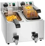 Bartscher Fritteuse SNACK ll Plus A162821E , Ma&szlig;e (B x T x H): 40 x 53 x 34 cm