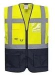 PORTWEST&reg; Warnweste Executive Warschau Kl. 1 C476 , 1 St&uuml;ck, Gr&ouml;&szlig;e: XL
