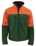 elysee&reg; Forstschutz Softshell-Jacke SANDDORN, gr&uuml;n/orange 1 St&uuml;ck, Gr&ouml;&szlig;e: M