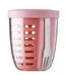 Mepal Ellipse Fruitpot ellipse, inkl. Edelstahlgabel, 600 ml 107655078700 , Farbe: