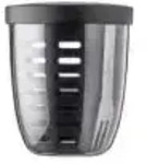 Mepal Ellipse Fruitpot ellipse, inkl. Edelstahlgabel, 600 ml 107655041100 , Farbe: