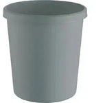 helit Papierkorb "the green german", 18 Liter Farbe: lichtgrau