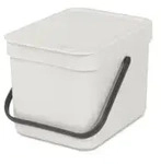 Brabantia Abfalleimer "Sort and Go", 6 Liter 213267 , Farbe: Light Grey