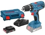 Bosch Akku-Bohrschrauber GSR 18V-21 / 1x 2,0 Ah Akku + Ladeger&auml;t in L-Case