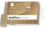 Handtuchpapier Satino PureSoft 277540 2-lag.soft beige L.ca.230 mmxB.ca.240mm Kr
