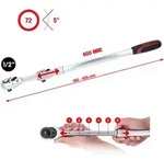 KS TOOLS 1/2" Teleskop-Umschaltknarre extra lang 72 Zahn - 914.1205