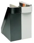 helit Stehsammler DIN A4 H290 x B100 x T270 mm schwarz - H 63615-95