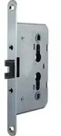 BEVER Spezialeinsteckschloss f.Metallt&uuml;ren PZW 20/65/72/8mm DIN L/R verz.rd - 1009PL