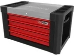 KS TOOLS PERFORMANCEplus P10TC SCHWARZ/ROT Werkstattwagenaufsatz mit 4 Schubladen -