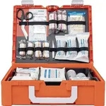 Erste Hilfe Koffer metaBOX 145M B226xH346xT145ca.mm orange S&Ouml;HNGEN