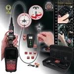 KS TOOLS HD-Videoskop-Satz mit &Oslash; 3,9 mm 180&deg; und 0&deg; HD Frontkamera-Sonde flexible