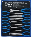BGS Langbeck-/ Flach- und Z&uuml;ndkerzen-Stecker-Zangen-Satz extra lang 9tlg. - 4401