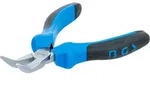 BGS Elektronik-Spitzzange gebogen mit Feder 138 mm - 383
