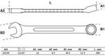 BGS Maul-Ringschl&uuml;ssel SW 15/16" - 30199