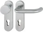 HOPPE Kurzschildgarnitur Paris E58/353KH/138 VA F69 PZ rd Wechselgrt - 10721590