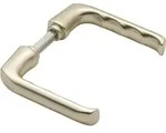 HOPPE T&uuml;rdr&uuml;ckerpaar London 113 Alu.F2 o.Rosetten VK 8mm - 553709