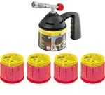 ROTHENBERGER Industrial RoFlame Picard Eco Set + 4x C200 ILL Gas Cartridges -