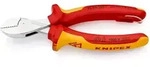 Knipex X-Cut mit Befestigungs&ouml;se verchromt, isoliert mit Mehrkomponenten-H&uuml;llen,