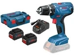 Bosch Akku-Bohrschrauber GSR 18V-21 / 2x 5,5 Ah ProCORE18V Akku + Ladeger&auml;t in