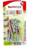 Fischer 4x DUOPOWER 8X40 RH mit Rundhaken - 535223