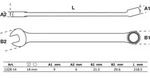 BGS Maul-Ringschl&uuml;ssel extra lang SW 14 mm - 1228-14