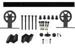 INTERSTEEL Schiebesyst.450120 100kg 2000mm schwarz HLT 38-40mm Kompletts. -...