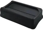 RUBBERMAID Deckel PE schwarz B297xT521mm f.Wertstoffsammler 60/87l Schwingdeckel -