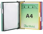 tarifold Wandhalter 5 Sichttafeln farbig sortiert - 416169