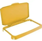 DURABLE Klappdeckel PP gelb B510xT285mm f.Abfallbeh&auml;lter 60l lebensmittelecht -