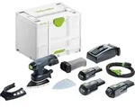 Festool Akku-Deltaschleifer DTSC 400 3,0 I-Set / 2x 3,0 Ah Akku + Ladeger&auml;t im