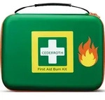 CEDERROTH Erste-Hilfe-Tasche B305xH245xT86ca.mm gr&uuml;n z.Brandwundenversorgung -