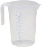 h&uuml;nersdorff Messkanne 2000 ml Polypropylen transparent - 937500