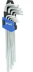 BRILLIANT TOOLS Winkelstiftschl&uuml;ssel-Satz 9tlg. Torx&reg;-Profil lang - BT044019