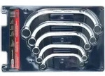 KS TOOLS CHROMEplus Starter- und Blockschl&uuml;ssel-Satz 5tlg. - 518.0850