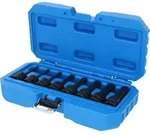 BRILLIANT TOOLS 1/2" Kraft-Bit-Stecknuss-Satz XZN 8tlg. M5 - M18 - BT022605