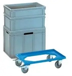 fetra Kistenroller Tragf&auml;higkeit 250 kg Polyamid-Bereifung - 13590