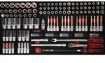KS TOOLS 1/2" Steckschl&uuml;ssel-Satz in Schaumstoffeinlage 120tlg. - 813.0120