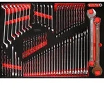 KS TOOLS Schraubenschl&uuml;ssel-Satz in Schaumstoffeinlage 76tlg. - 821.0076