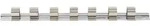 BGS Aufsteckschiene mit 7 Clips 12,5 mm (1/2") - 2318