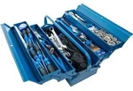 BGS Metall-Werkzeugkasten inkl. Werkzeug-Sortiment 137tlg. - 3340