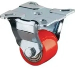 Bockrolle 35mm 100kg PU 90 +/- 3 Shore A Kugell.60x60mm STA BS ROLLEN