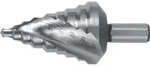 RUKO Stufenbohrer HSS spiralgenutet mit Kreuzanschliff 12 Stufen &Oslash; 6 - 32 mm -