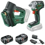 Bosch Combo Kit 18VUniversalImpactDrive+UniversalPump, 1x PBA 18V 2.0Ah+PBA 18V 4.0Ah