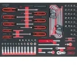 KS TOOLS SCS 1/4" Steckschl&uuml;ssel-Satz 95tlg. in 1/1 Systemeinlage - 711.1095