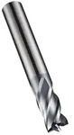 Schaftfr&auml;ser S804HA DIN 6527K D.8mm Gesamt-L.58mm Schneiden-L.12mm HM AlCrN