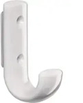 HEWI Garderobenhaken 477.90.060 einfach 48 mm Polyamid reinwei&szlig; 99 75 mm -