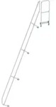 G&uuml;nzburger Steigtechnik zweiter Handlauf f&uuml;r Treppe mit Plattform 60&deg; mit 16