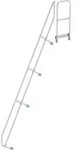 G&uuml;nzburger Steigtechnik zweiter Handlauf f&uuml;r Treppe mit Plattform 60&deg; mit 14