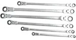 BGS Doppel-Ratschen-Gelenkschl&uuml;ssel-Satz SW 8 - 19 mm 10tlg. - 1541